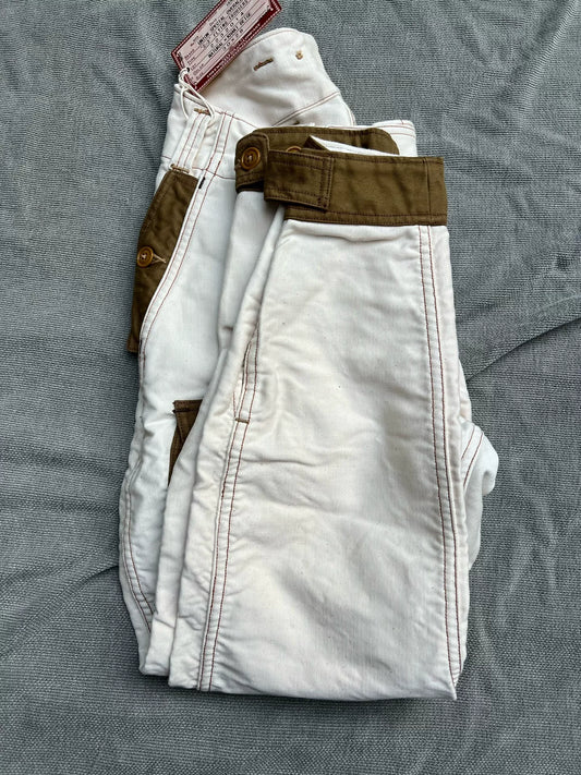 Freewheelers S-3 Flight Pants in Beige