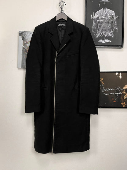 raf simons 98aw 1998-1999 black coat