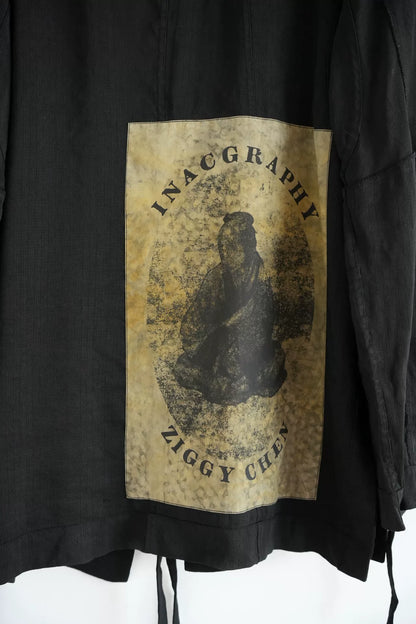 ziggy chen double-faced robe coat