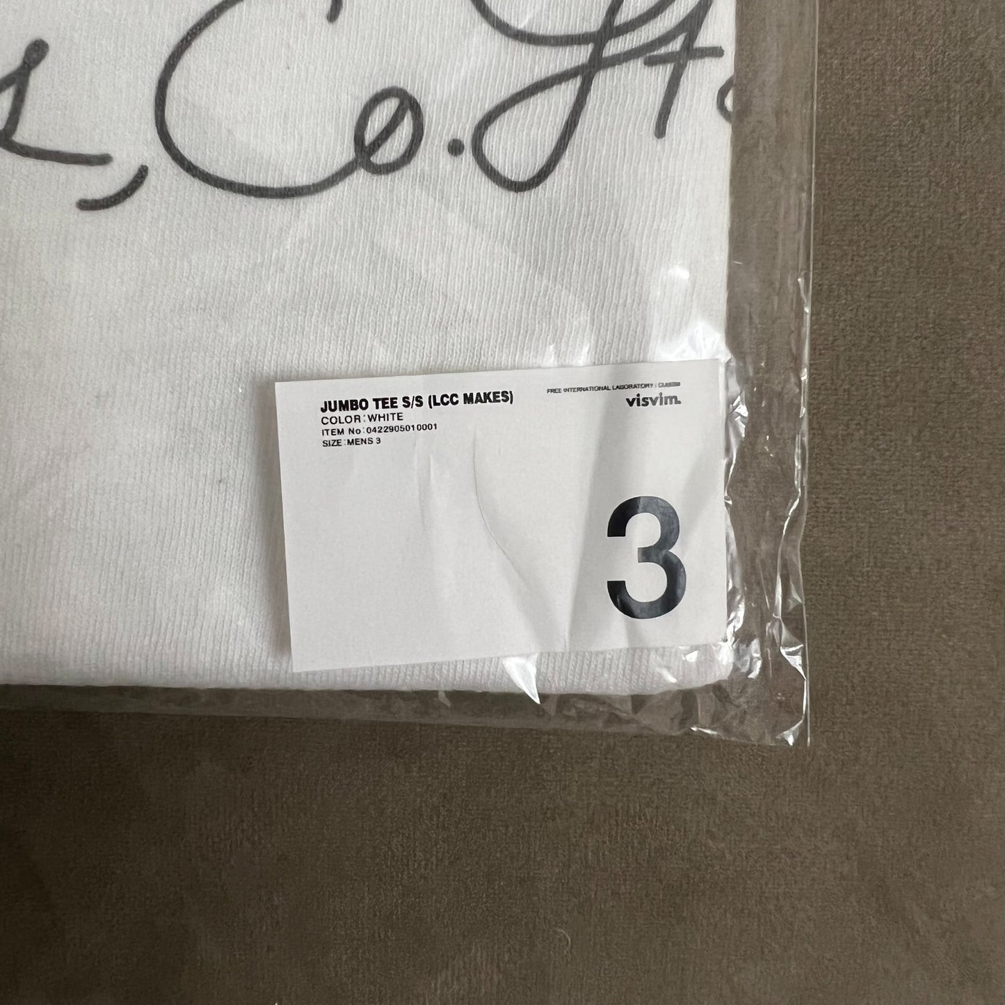 Visvim Jumbo LCC Cloud Letter Tee