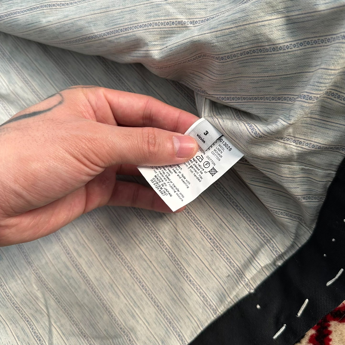 visvim sanjuro jacket wool black