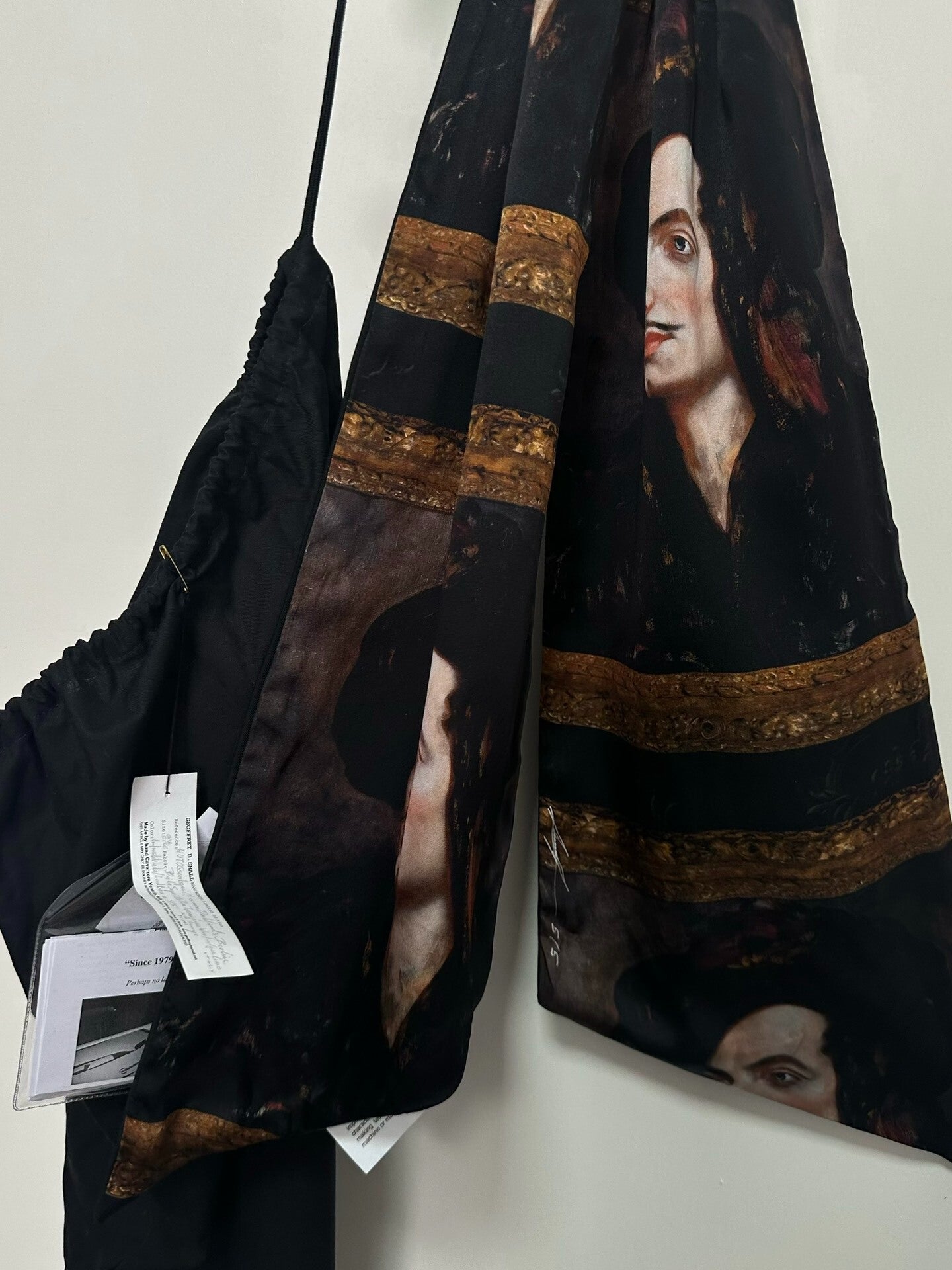 silk wool limited edition scarf