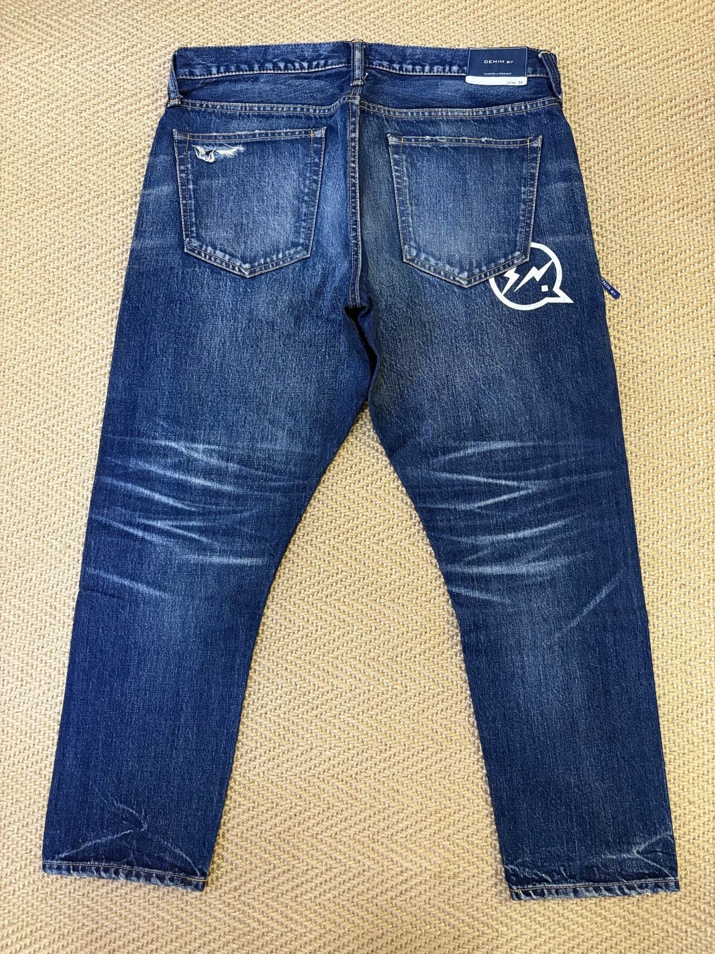 Vanquish & Fragment Washed Cropped Jeans
