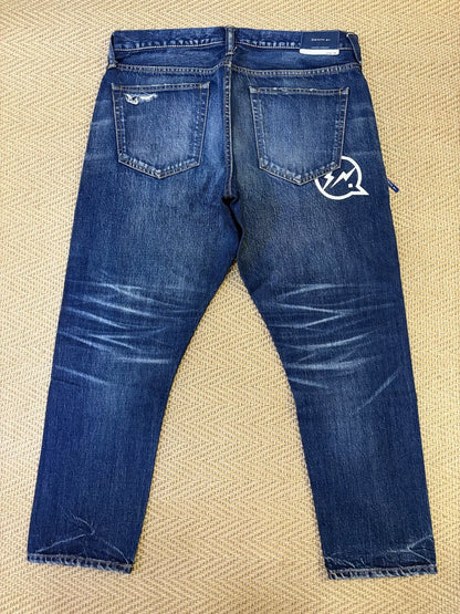Vanquish & Fragment Washed Cropped Jeans