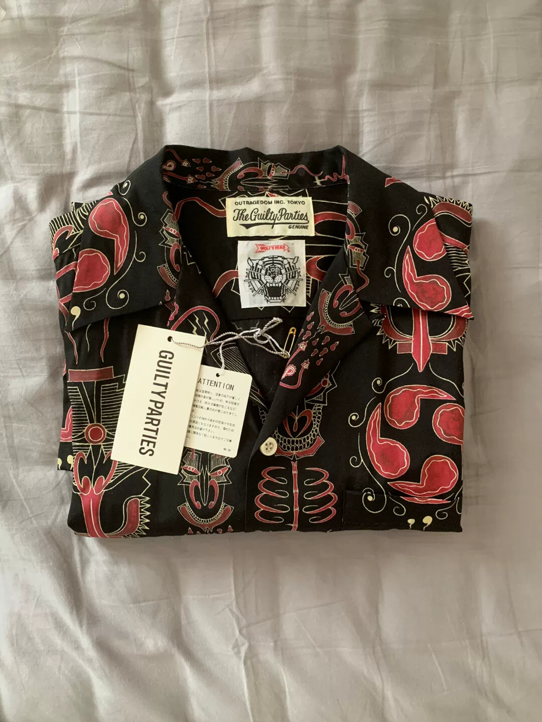 Wacko Maria Wolf's Head Short Sleeve Shirt