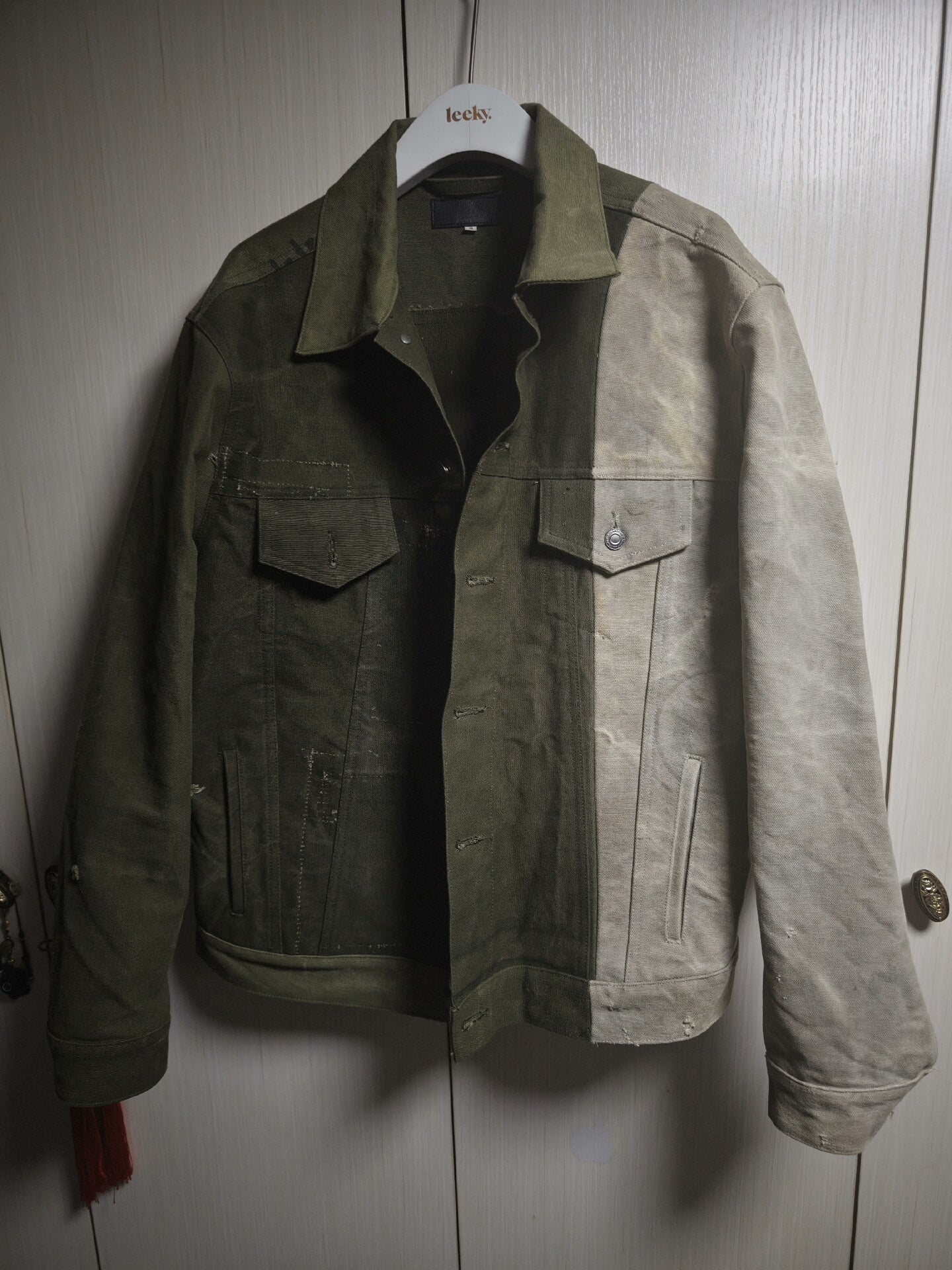 laidback vintage military jacket remake