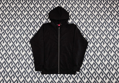 supreme x anti hero zip up hooded sweatshirt