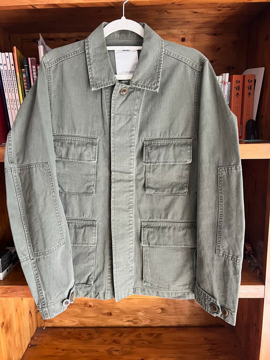 visvim four-pocket heavy fabric jacket