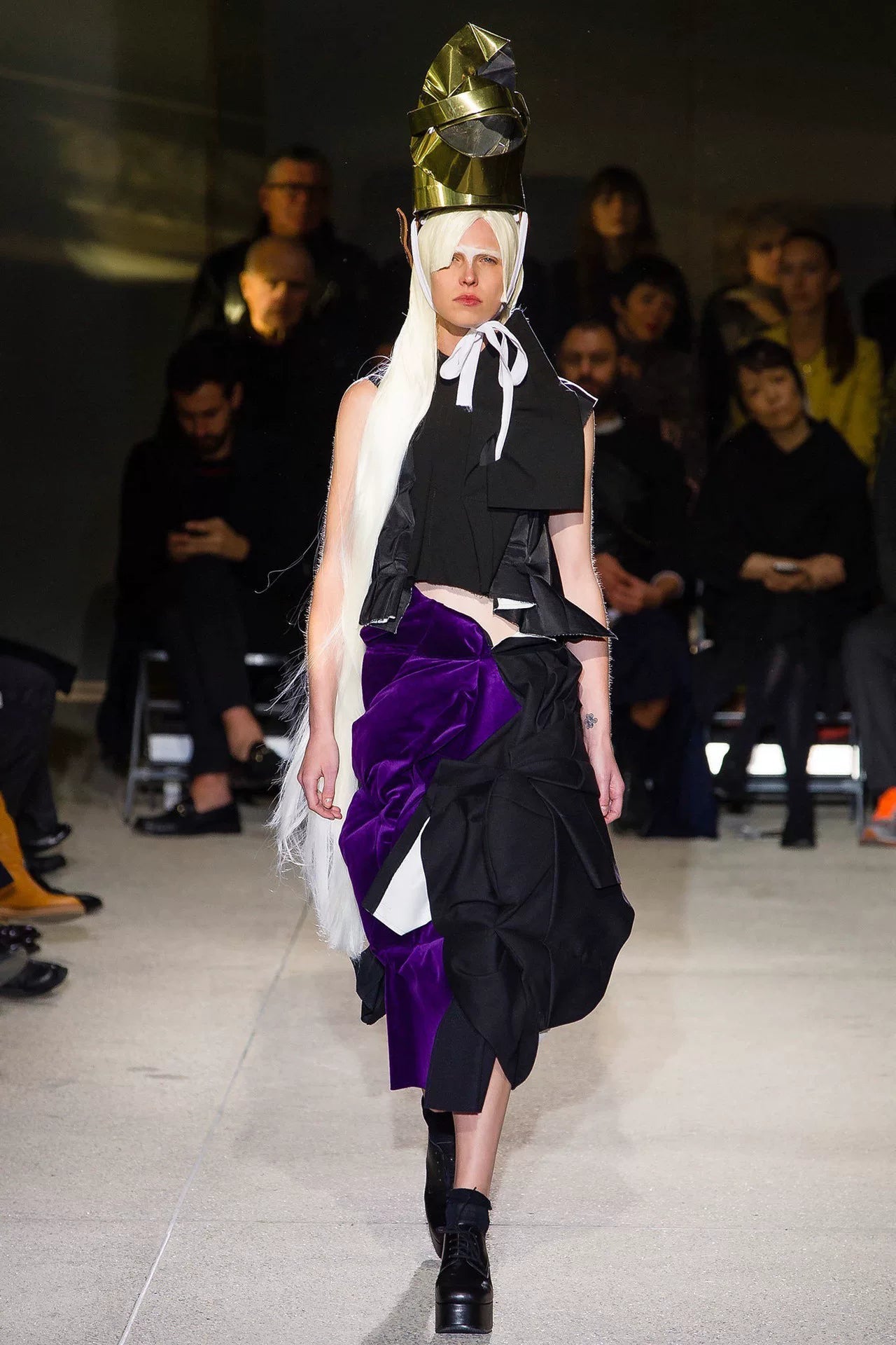 Comme des Garçons Runway Pleated Vest
