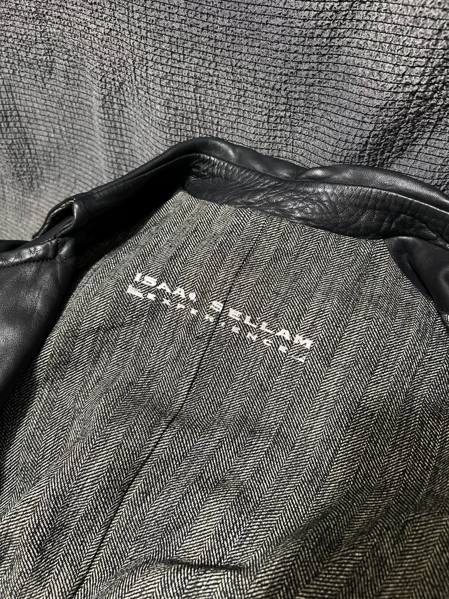 Isaac Sellam Double-Breasted Leather Coat