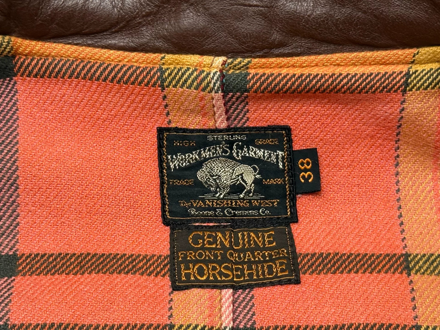 Freewheelers Four Corners Brown Leather Jacket