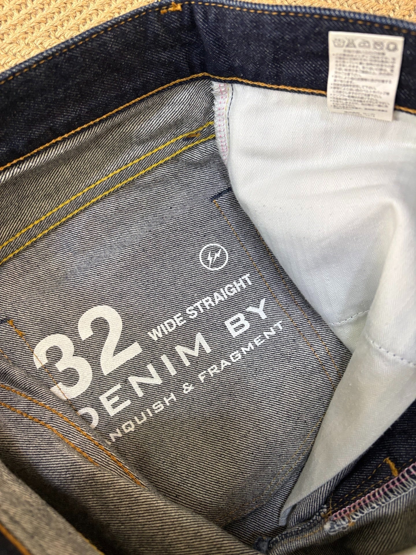 Denim by Vanquish & Fragment Washed Crop Jeans