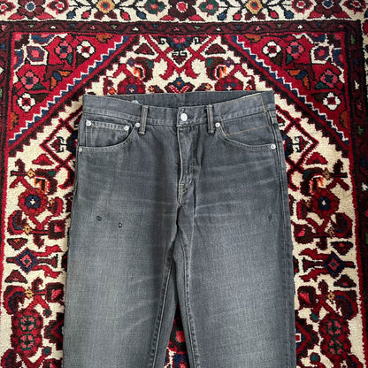 Black Denim Jeans from Visvim and Levis