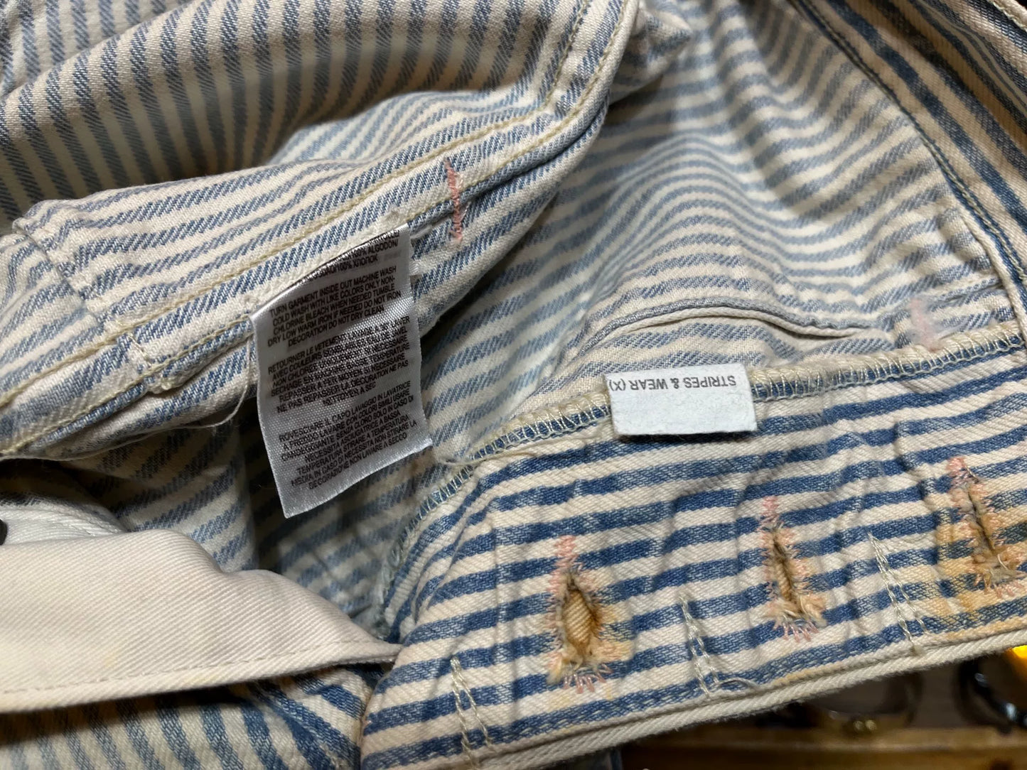 RRL Vintage Striped Casual Pants