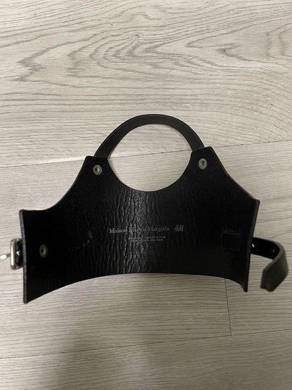 Maison Martin Margiela Black Leather Ring Bracelet