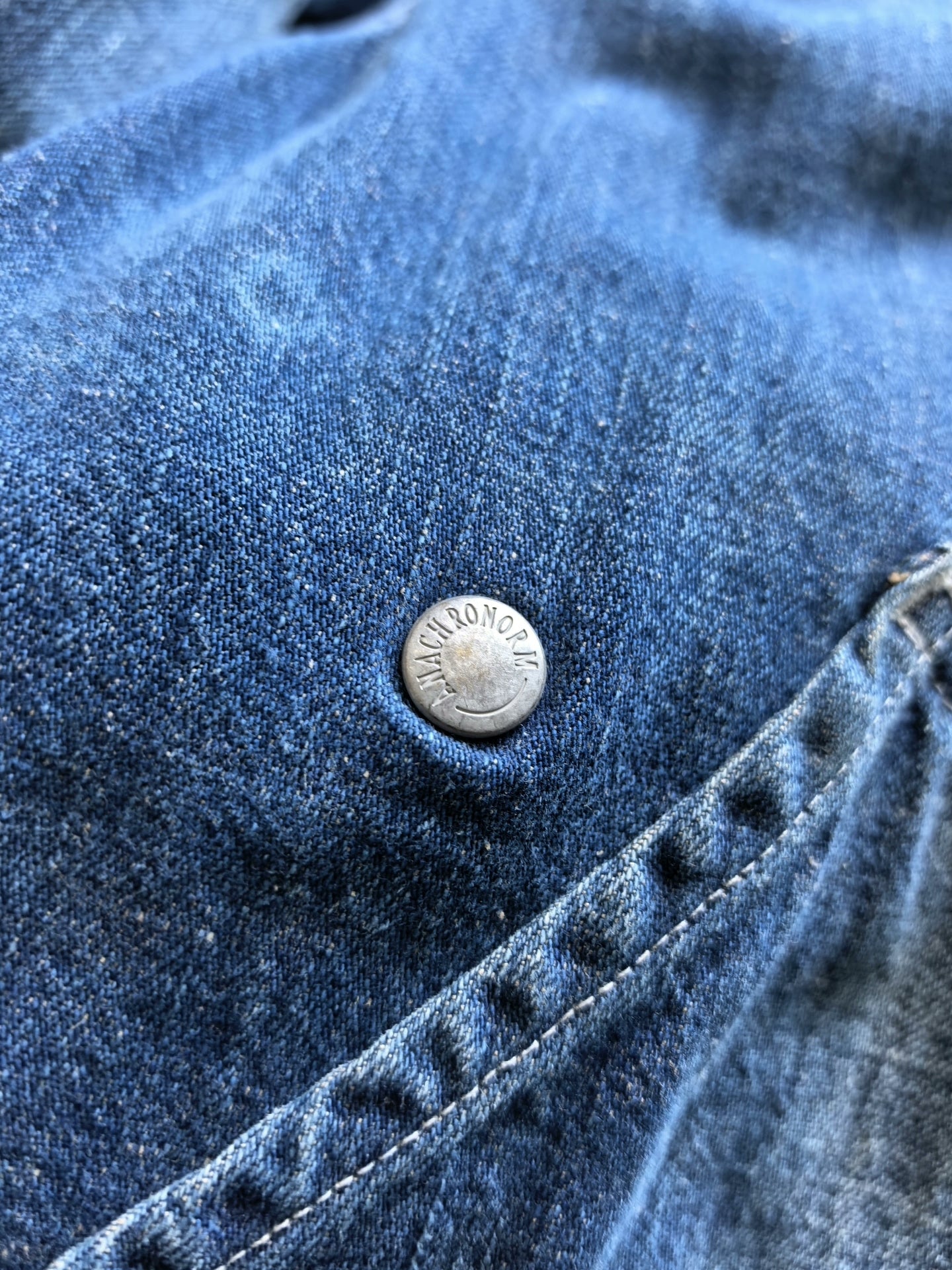 anachronorm denim hunting jacket for men