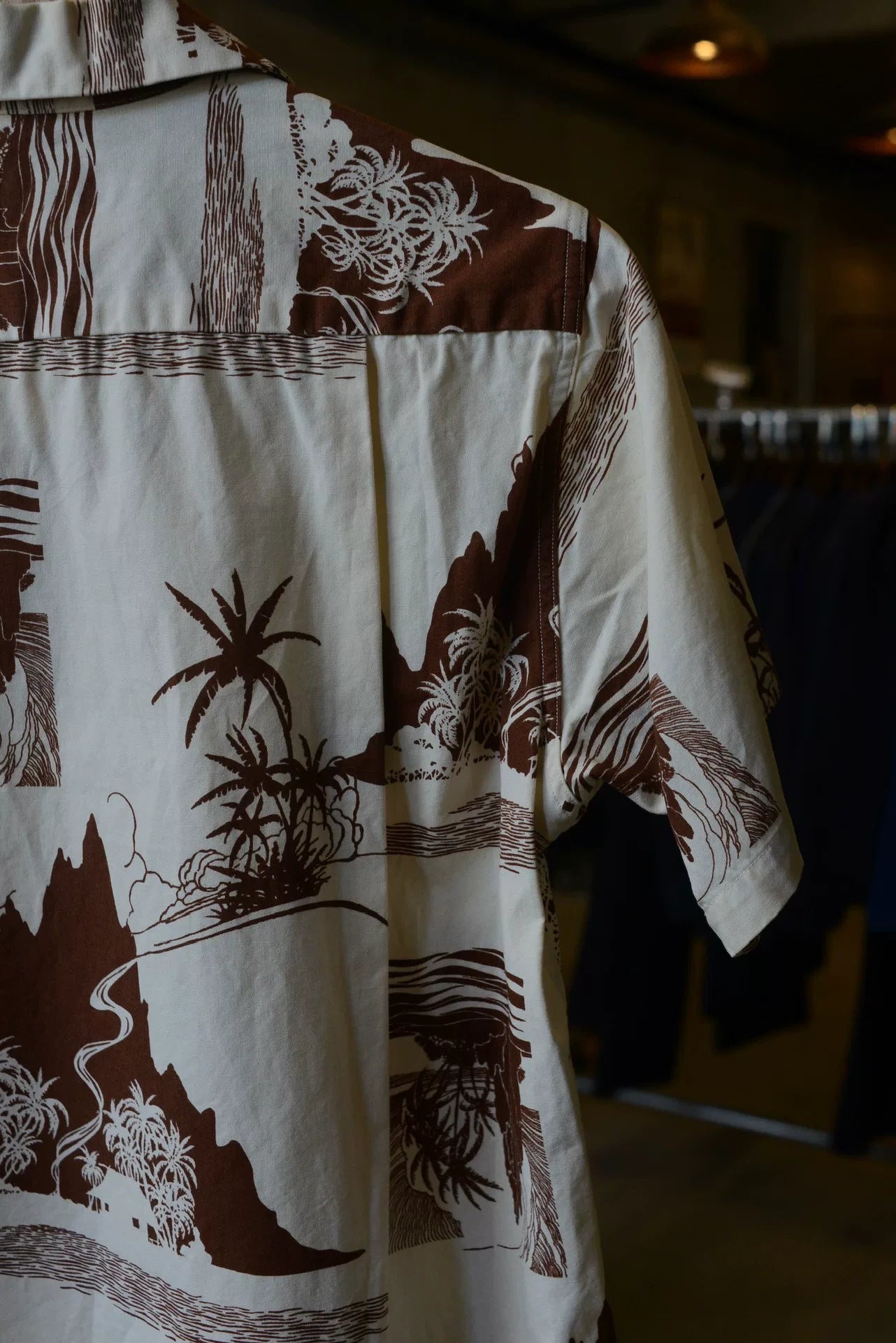 SunSurf Palm Tree Aloha Cotton Shirt