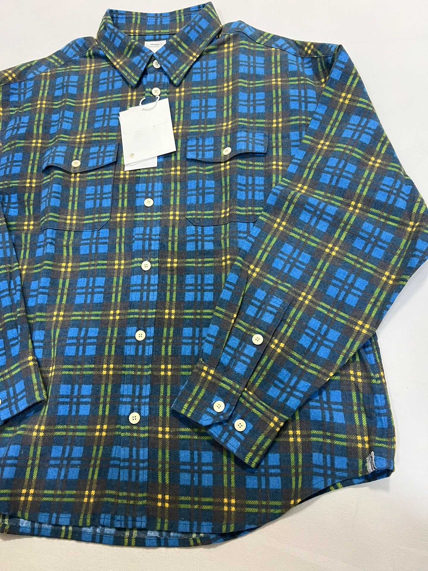 VISVIM 23SS PIONEER KHADI CHECK L/S