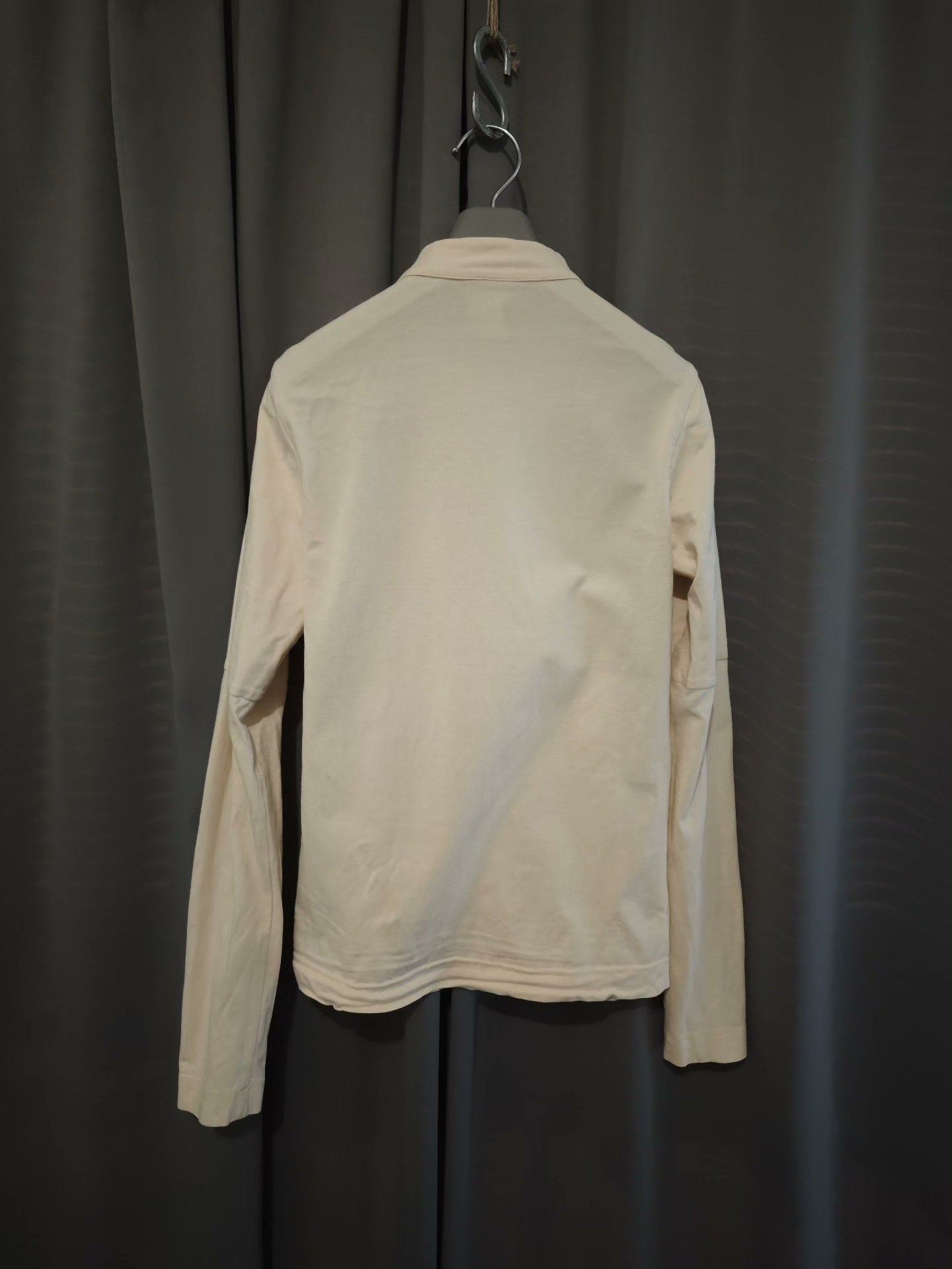 Dries Van Noten Button Mock Neck Tailored Sweatshirt