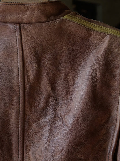 Schott Cowhide Caferacer Motorcycle Jacket