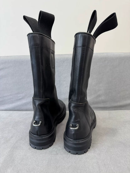 Rick Owens Platform Iron Ring Boots Size 40