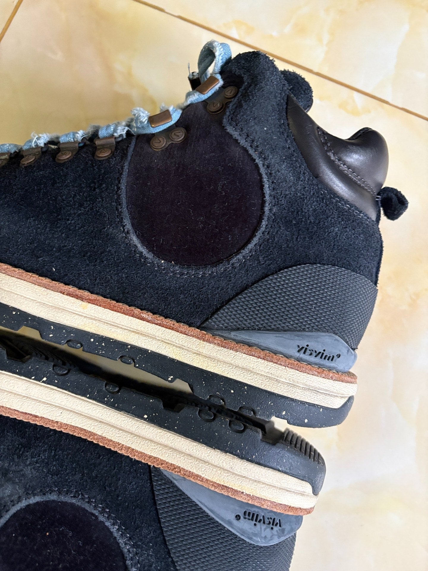 Visvim Serra Pizi Suede Hiking Boots