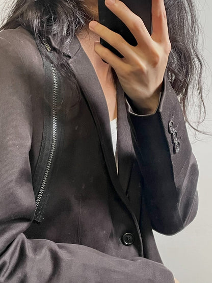 Dirk Bikkembergs Double Zipper Suit Jacket