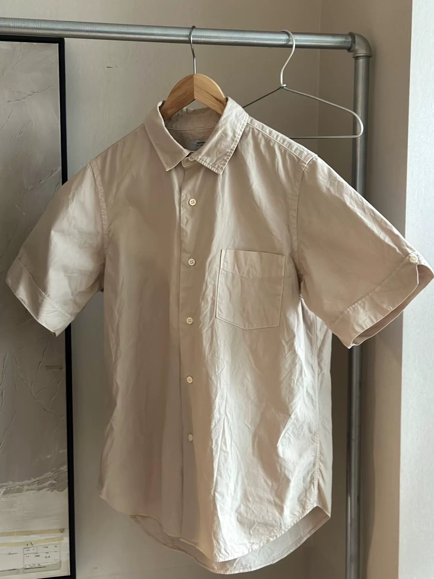 Visvim ELLAS S/S Hand-Painted Logo Shirt