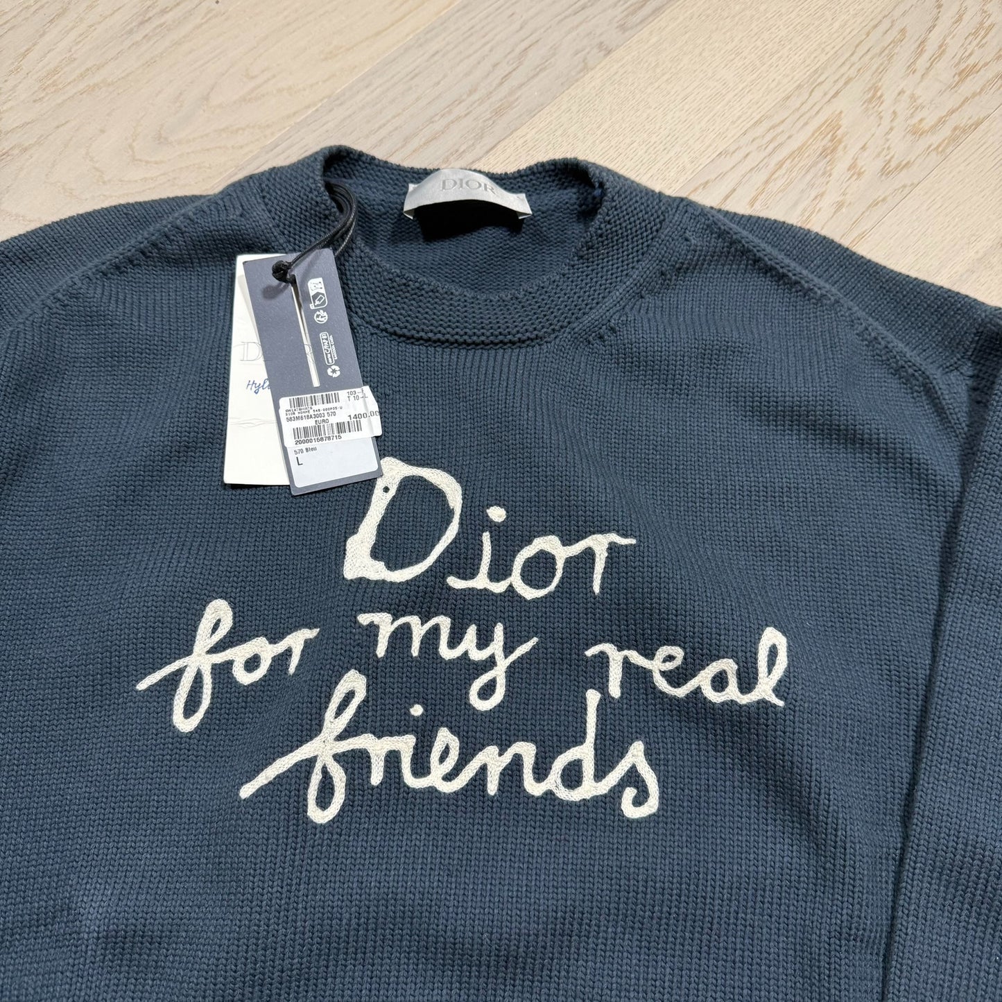 Dior SS25 Embroidered Long Sleeve Sweater