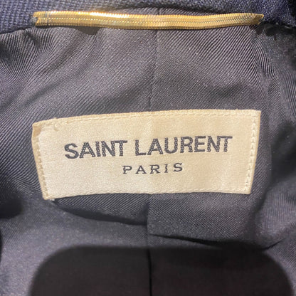 Saint Laurent SLP Wool Gold Button Blazer 48