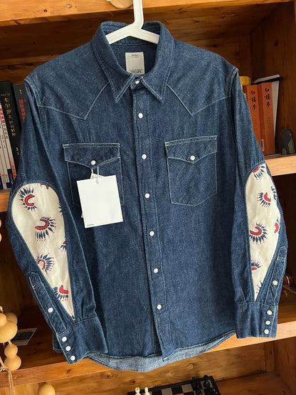 visvim indian water drop denim shirt