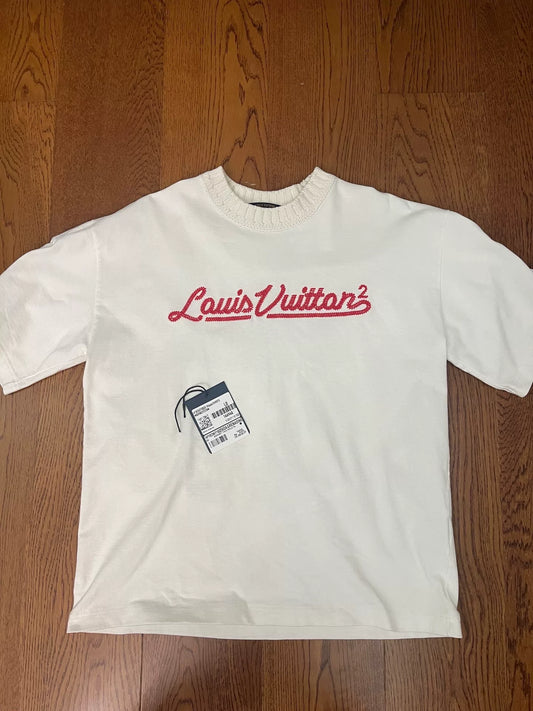 louis vuitton ss22 nigo collaboration embroidered tee