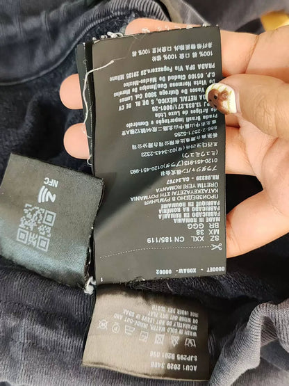 Prada Logo Long Pants with Straps