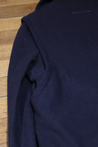 wool zippered administrative jacket by margiela