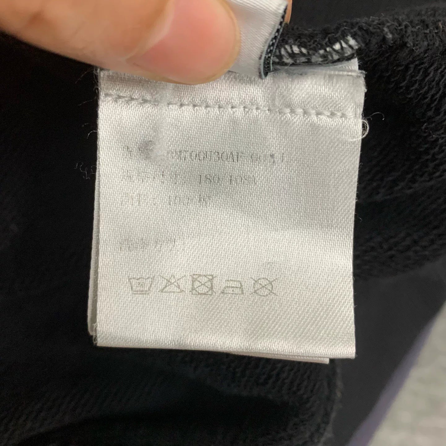 givenchy black faded logo sweatshirt