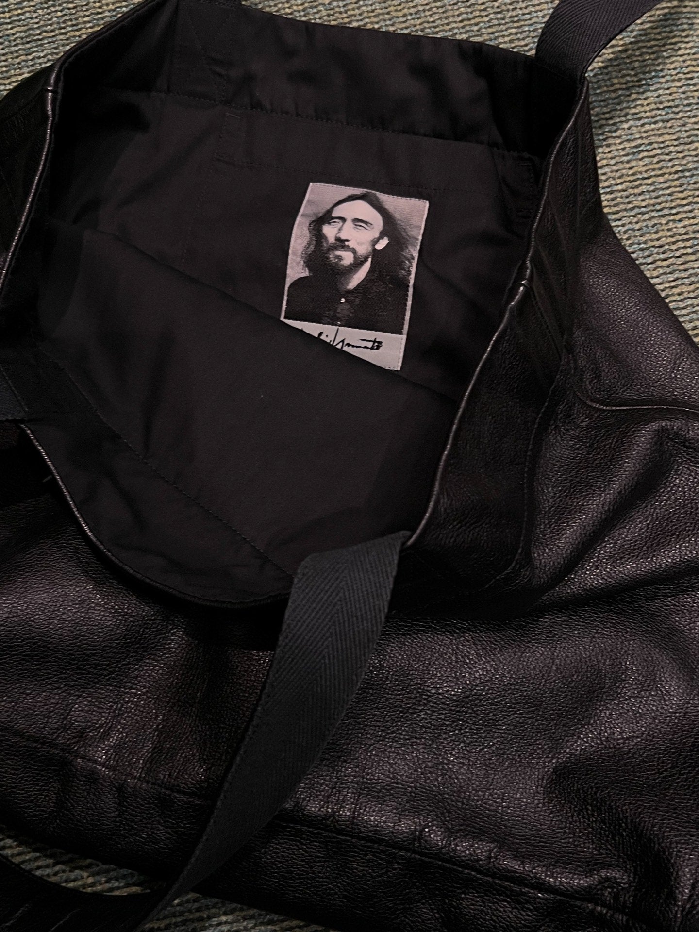 Yohji Yamamoto Leather Tote Bag