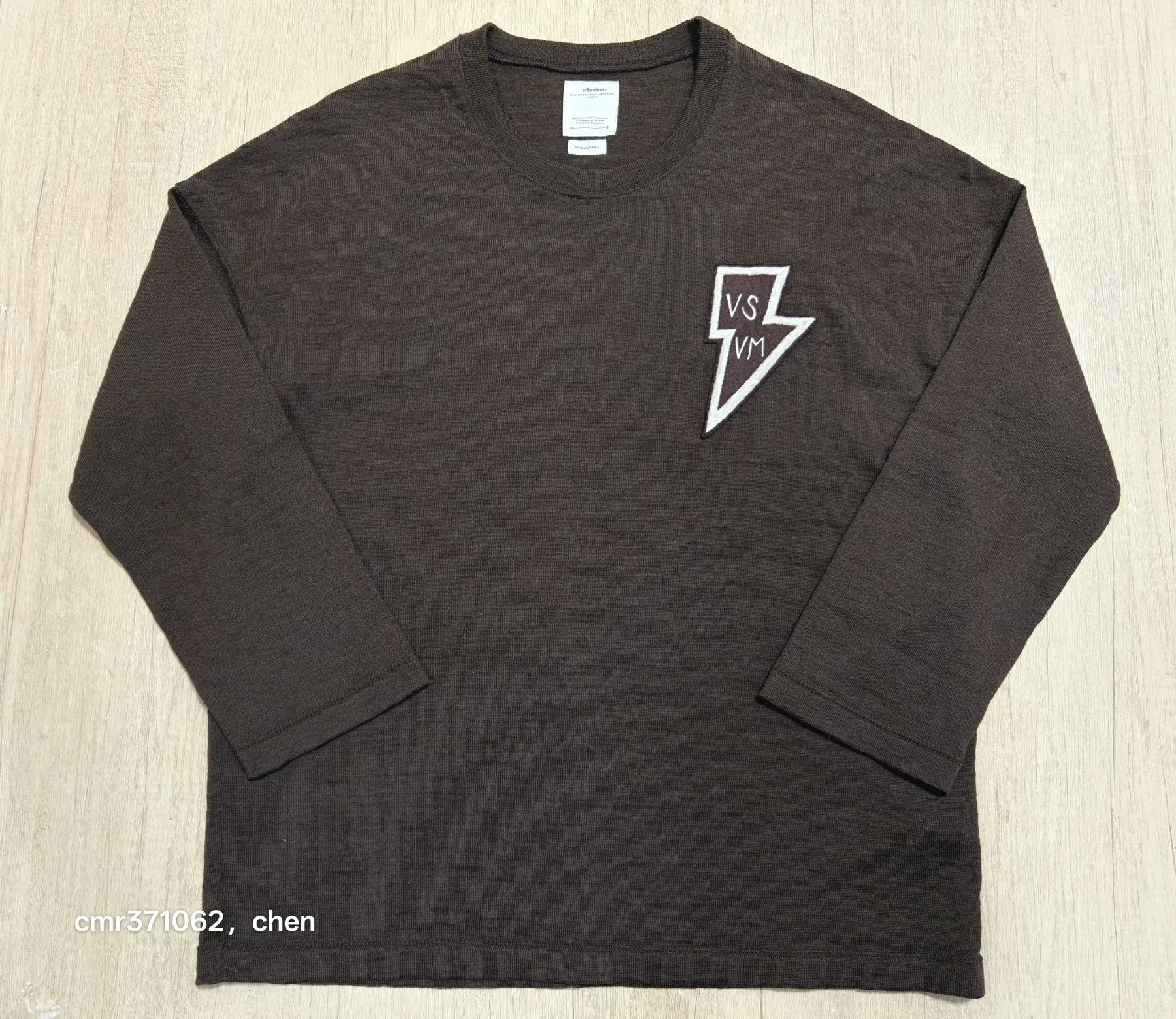 VISVIM 18AW JUMBO CREWNECK SWEATER FR LTNG