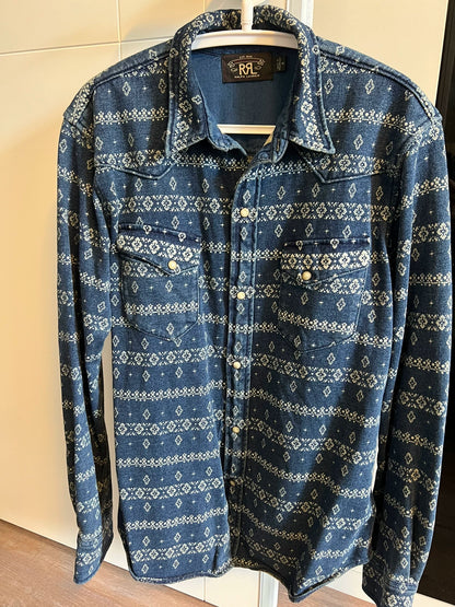 rrl patterned button-up shirt collection