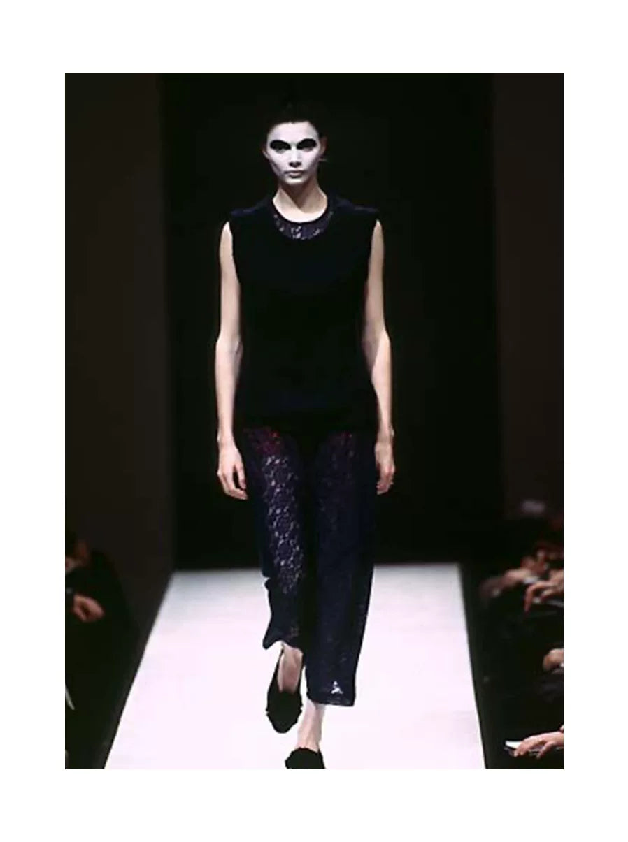 COMME des GARÇONS Floral Mesh Vest