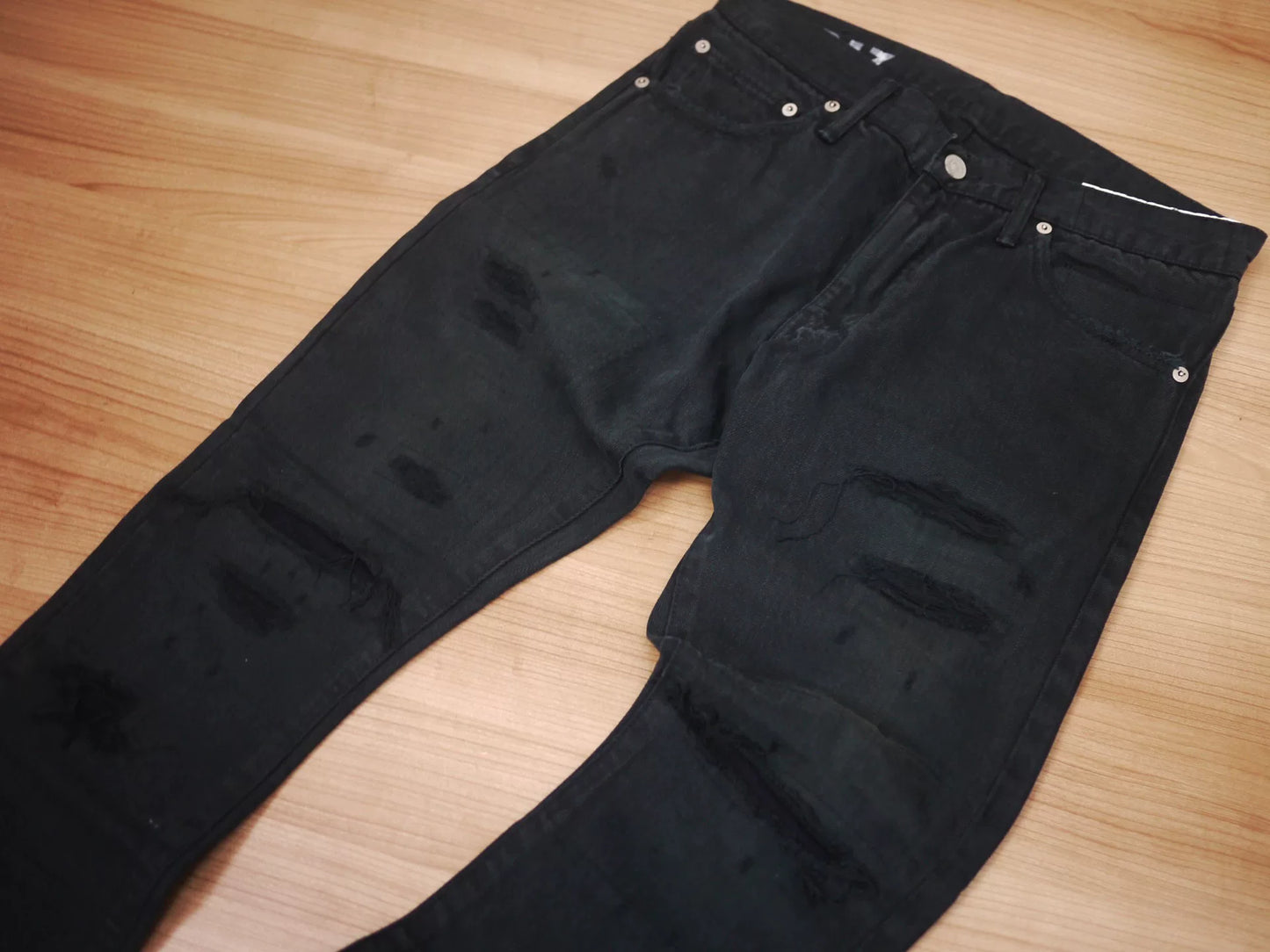 Visvim SOCIAL SCULPTURE D17 Black Jeans