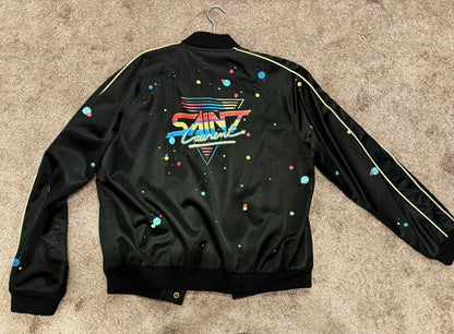 Saint Laurent Black Baseball Jacket