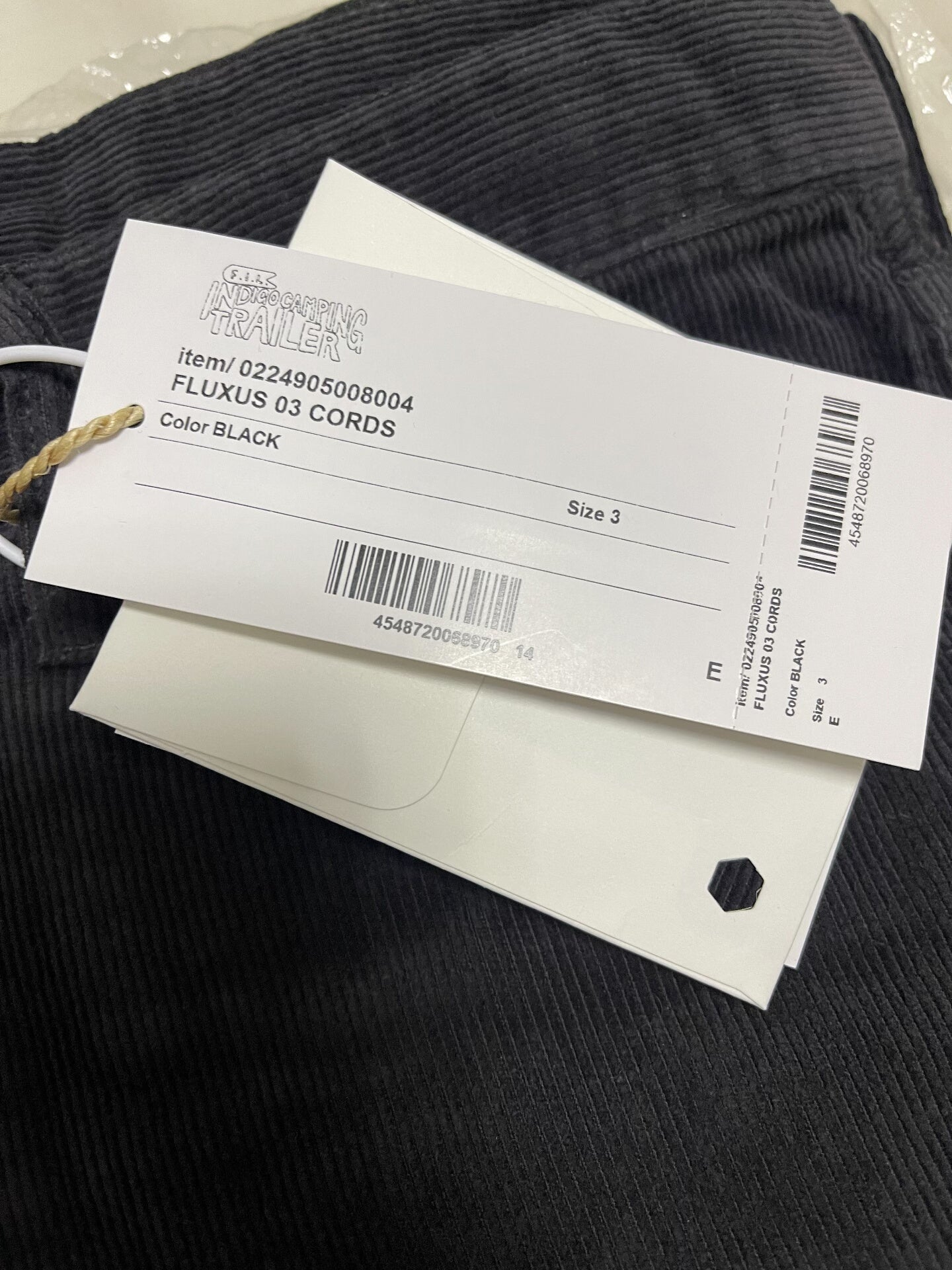 visvim FLUXUS CORDS 03 24AW
