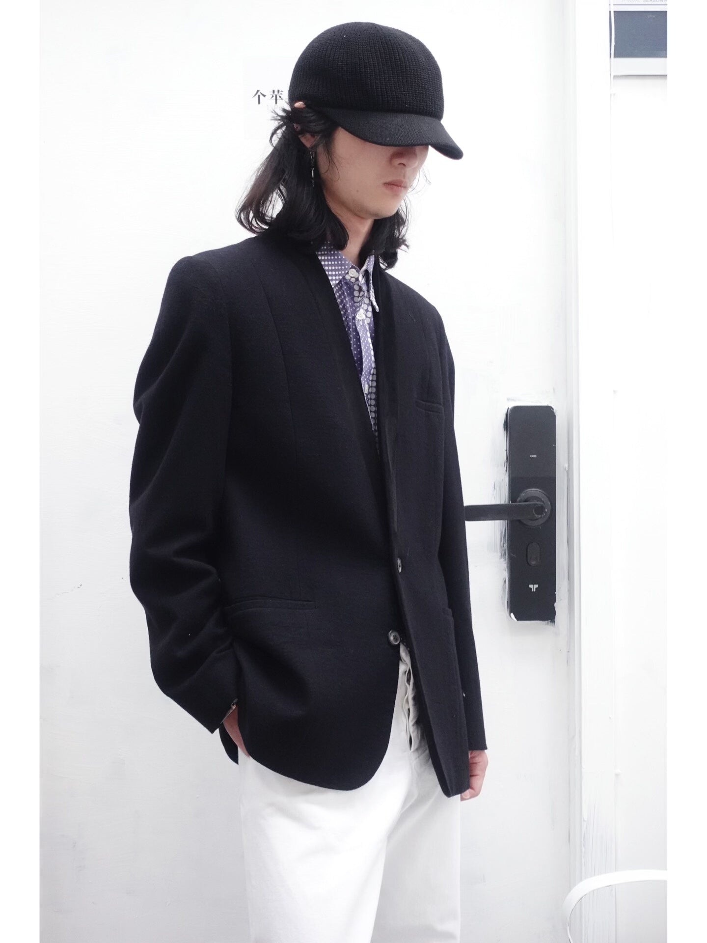 Maison Martin Margiela Collarless Suit Jacket