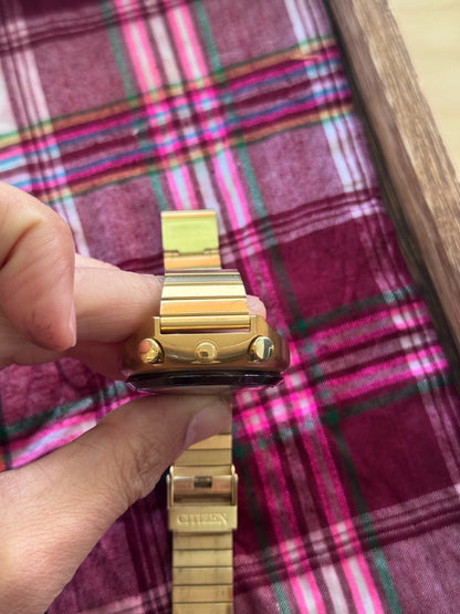 citizen x beams gold watch