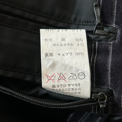 Yohji Yamamoto Velvet Stripe Suit