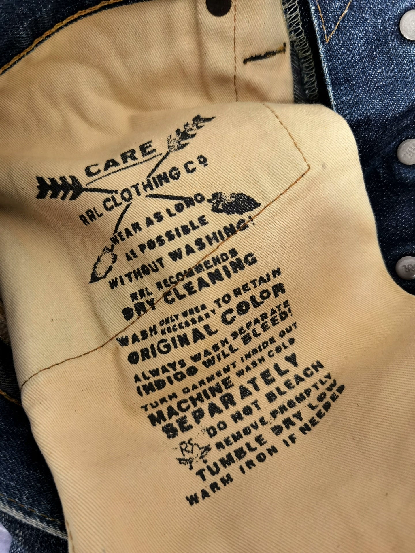 RRL Vintage Loose Straight Jeans W32