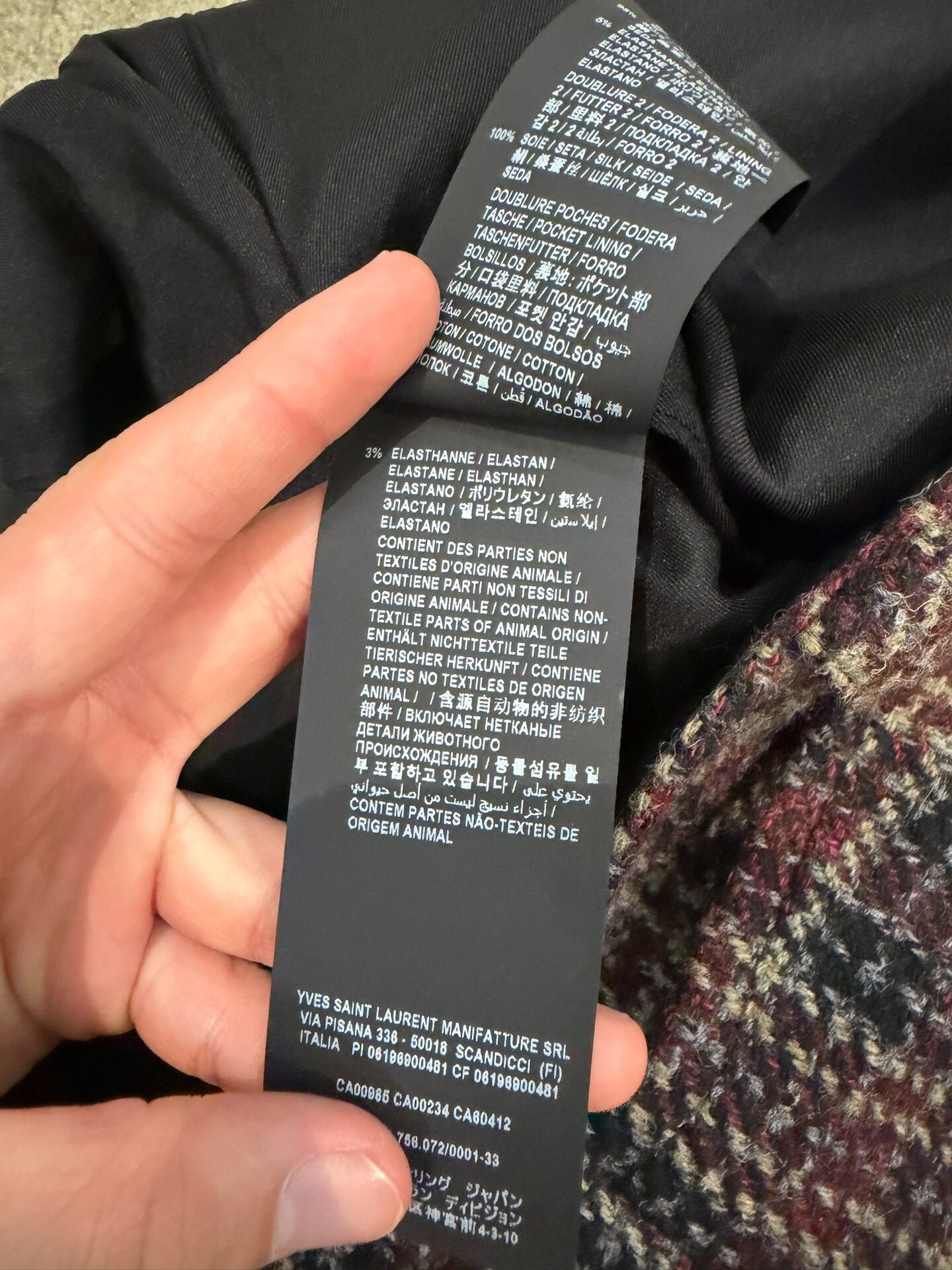 Yves Saint Laurent Wool Shorts