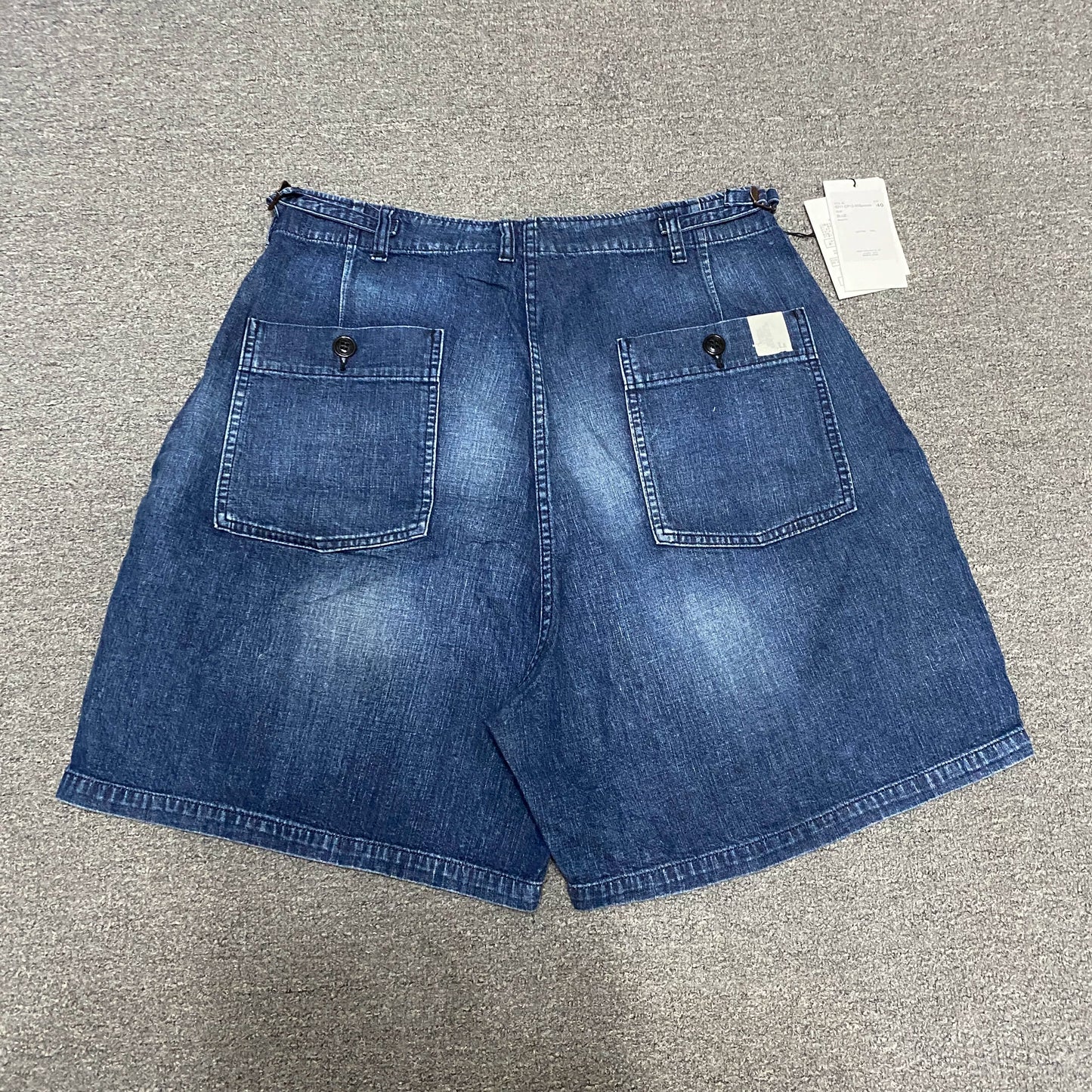 N.HOOLYWOOD 21SS Washed Denim Shorts