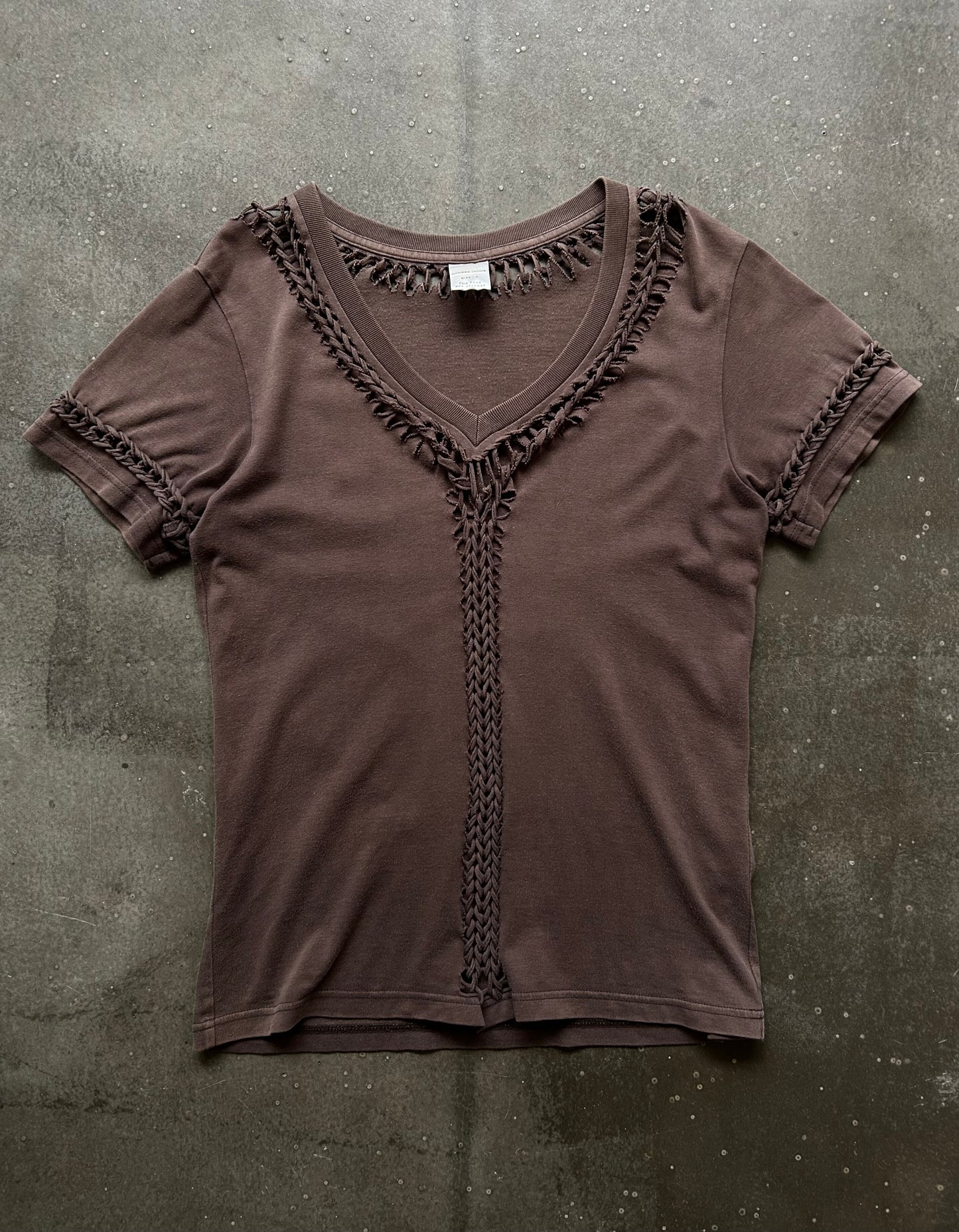 number nine woven short sleeve shirt