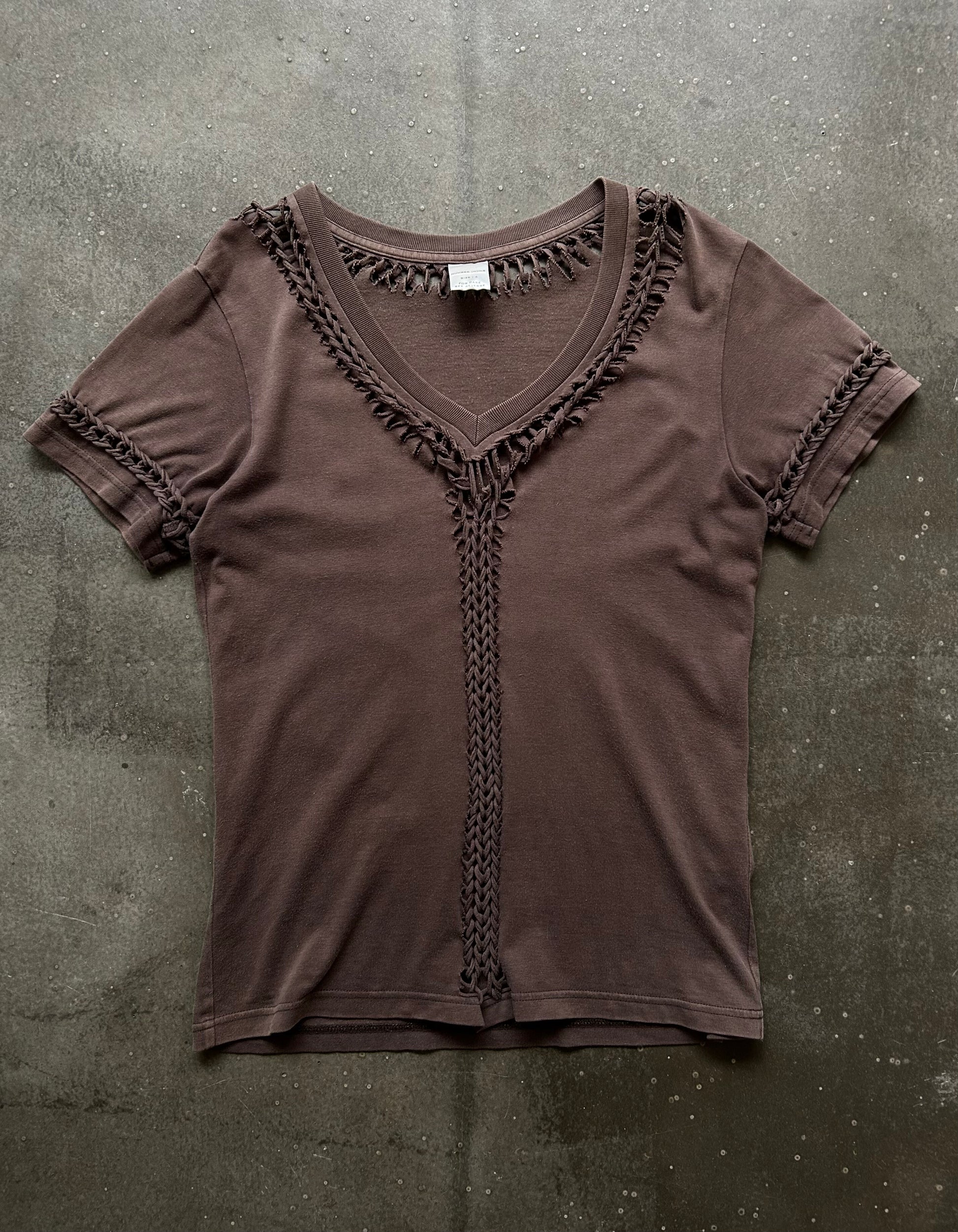 number nine woven short sleeve shirt